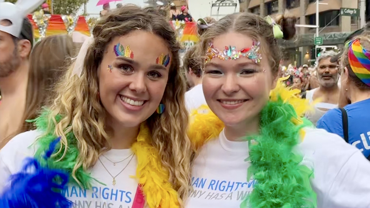 Students from the UNSW Australian Human Rights Institute