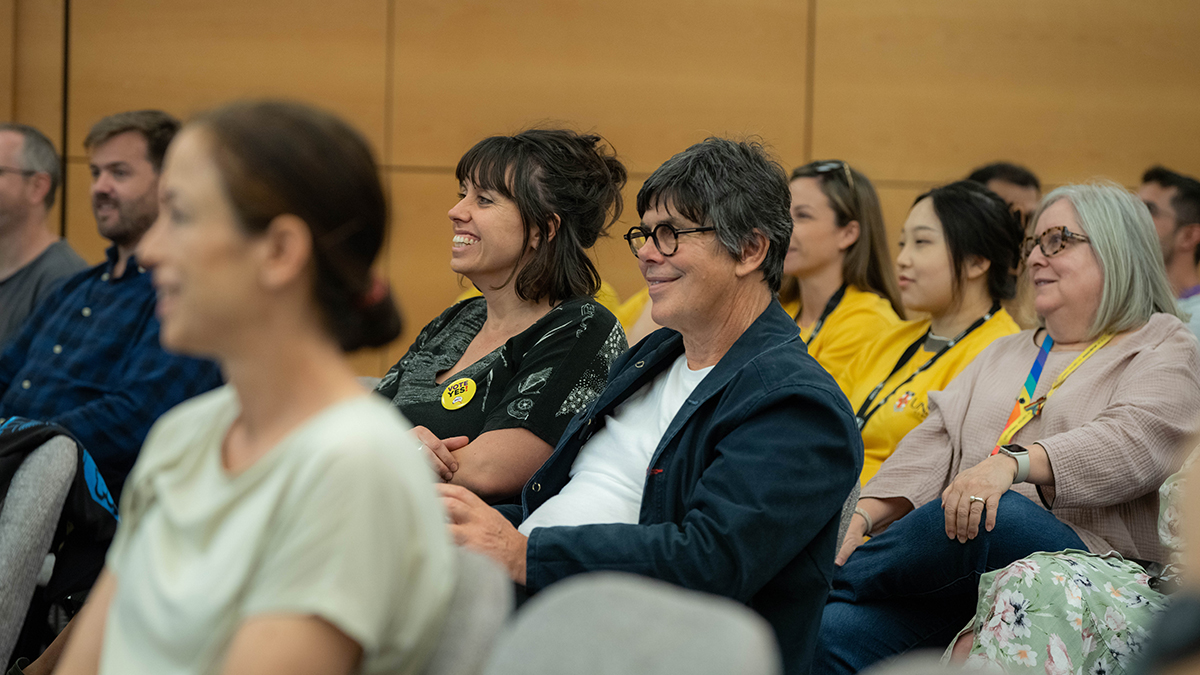 A group of people during the SDGs Pecha Kucha as part of Diversity Festival 2023