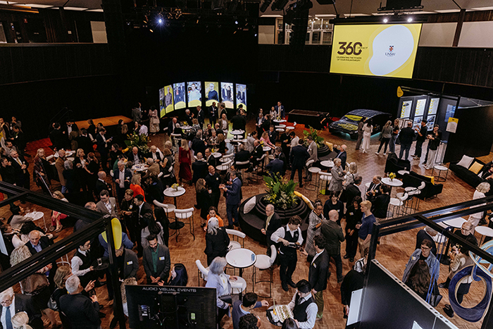 Aerial view of the Impact 360 event