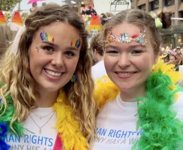 Students from the UNSW Australian Human Rights Institute